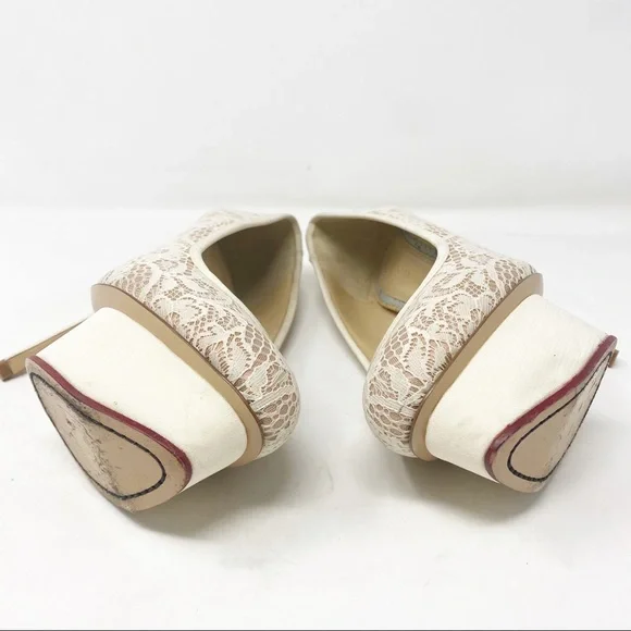 Charlotte Olympia Polly Pumps Lace Platform 6.5 - Picture 10 of 16
